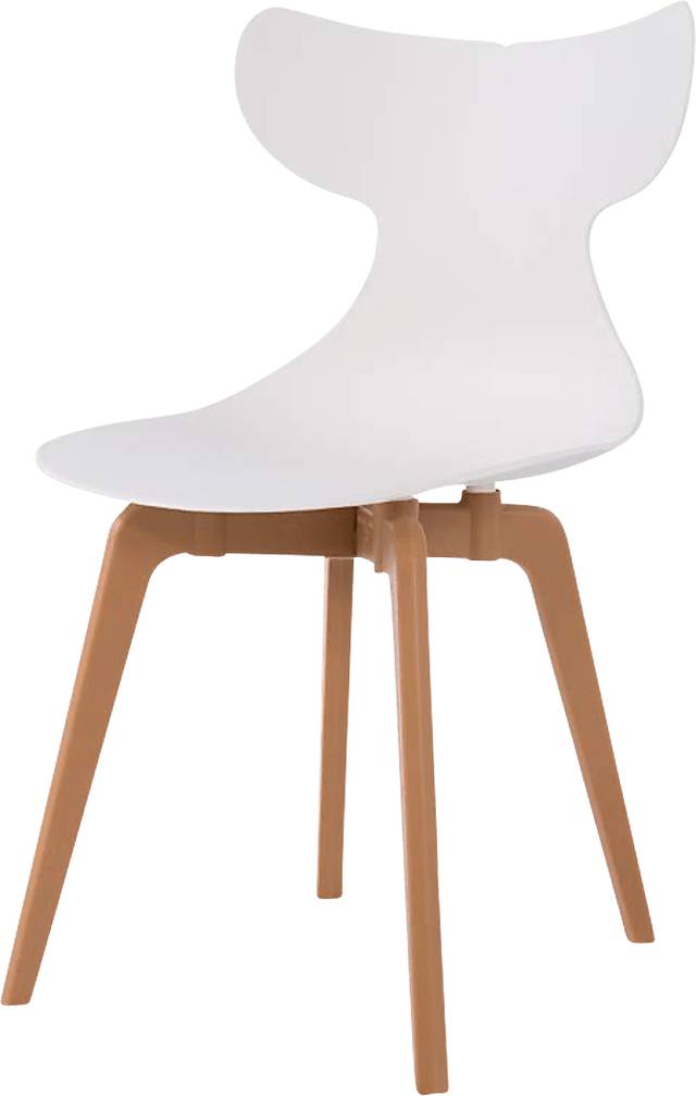 Lagoon Whale White Dining Chair, Set of 4 - Thumbnail - Image 2