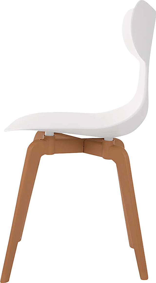 Lagoon Whale White Dining Chair, Set of 4 - Thumbnail - Image 3
