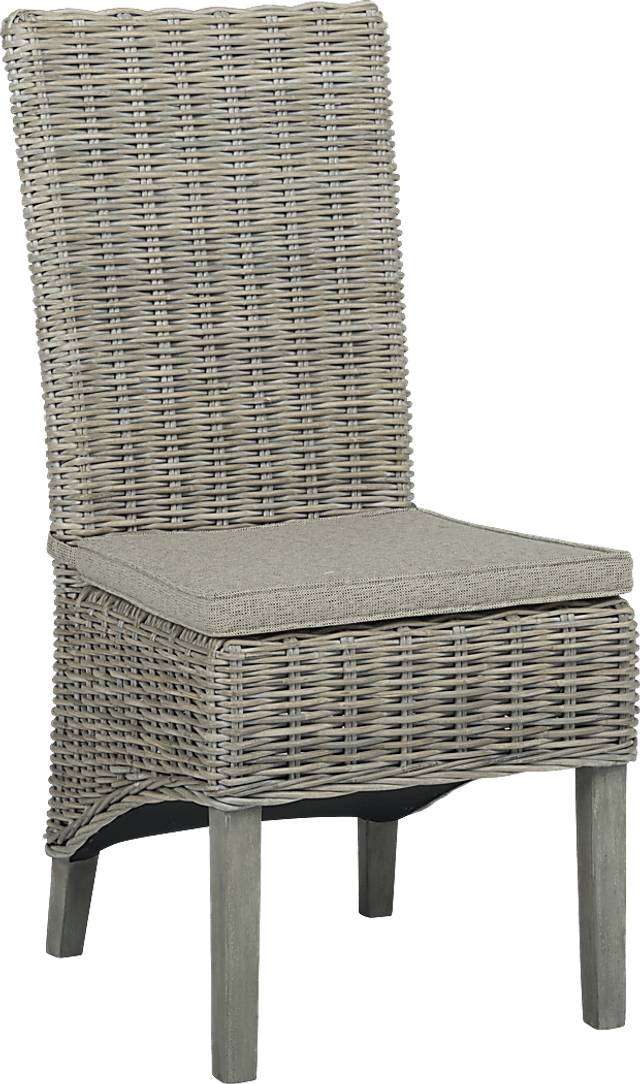 Lagrange Beige Rattan Side Chair - Thumbnail - Image 1