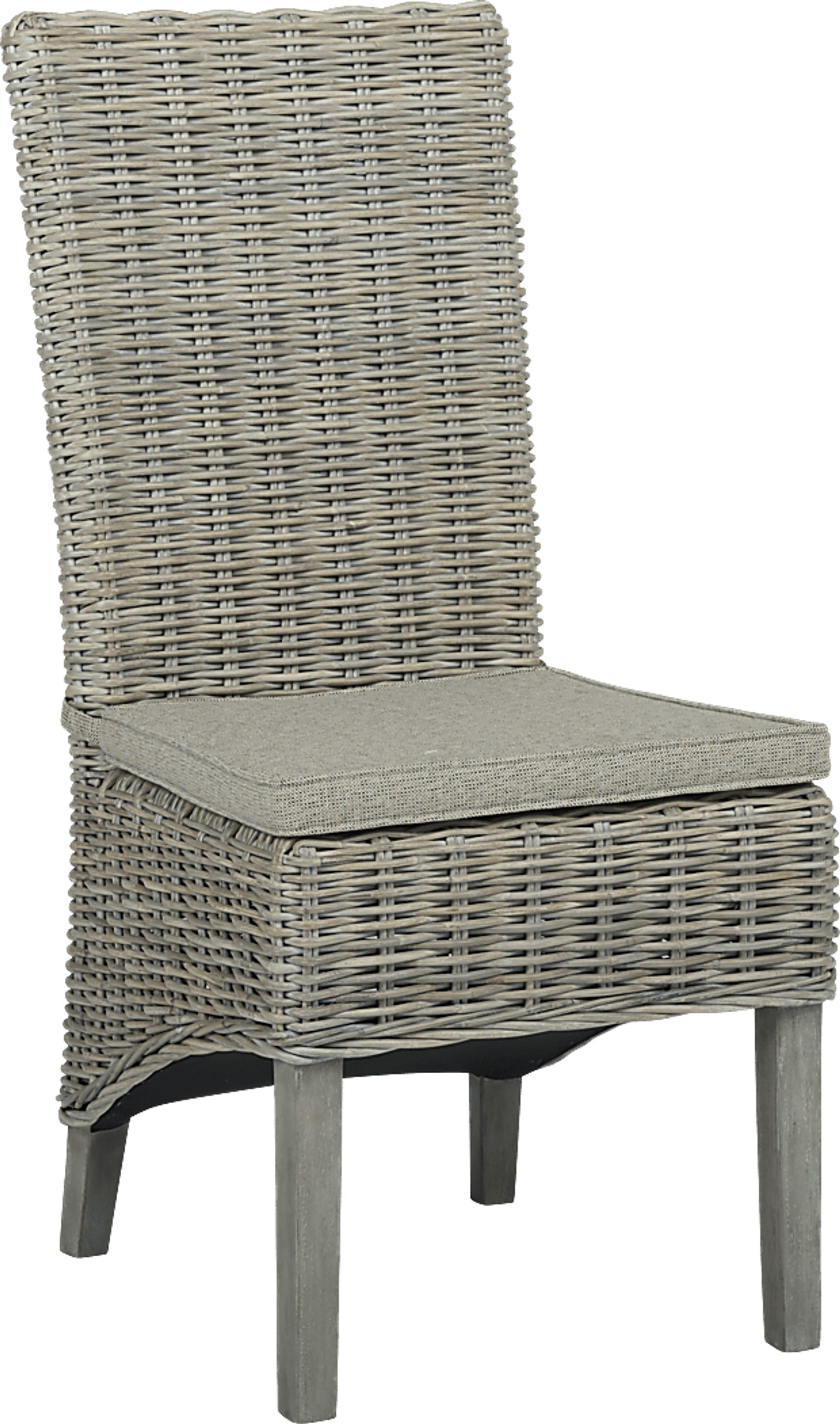 Lagrange Beige Rattan Side Chair - Image 1