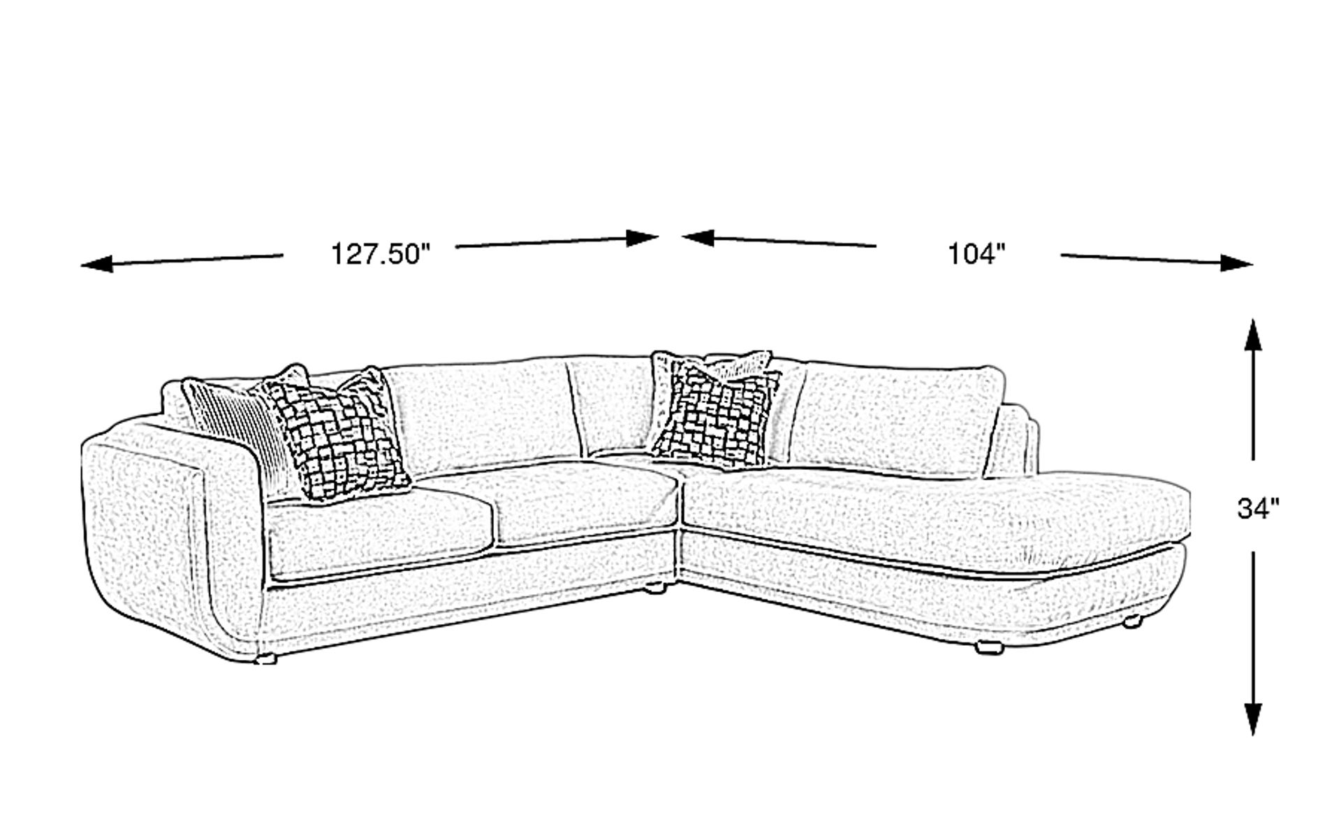 Dimension Image. Please refer to the Dimension Tab on this page for dimension details.