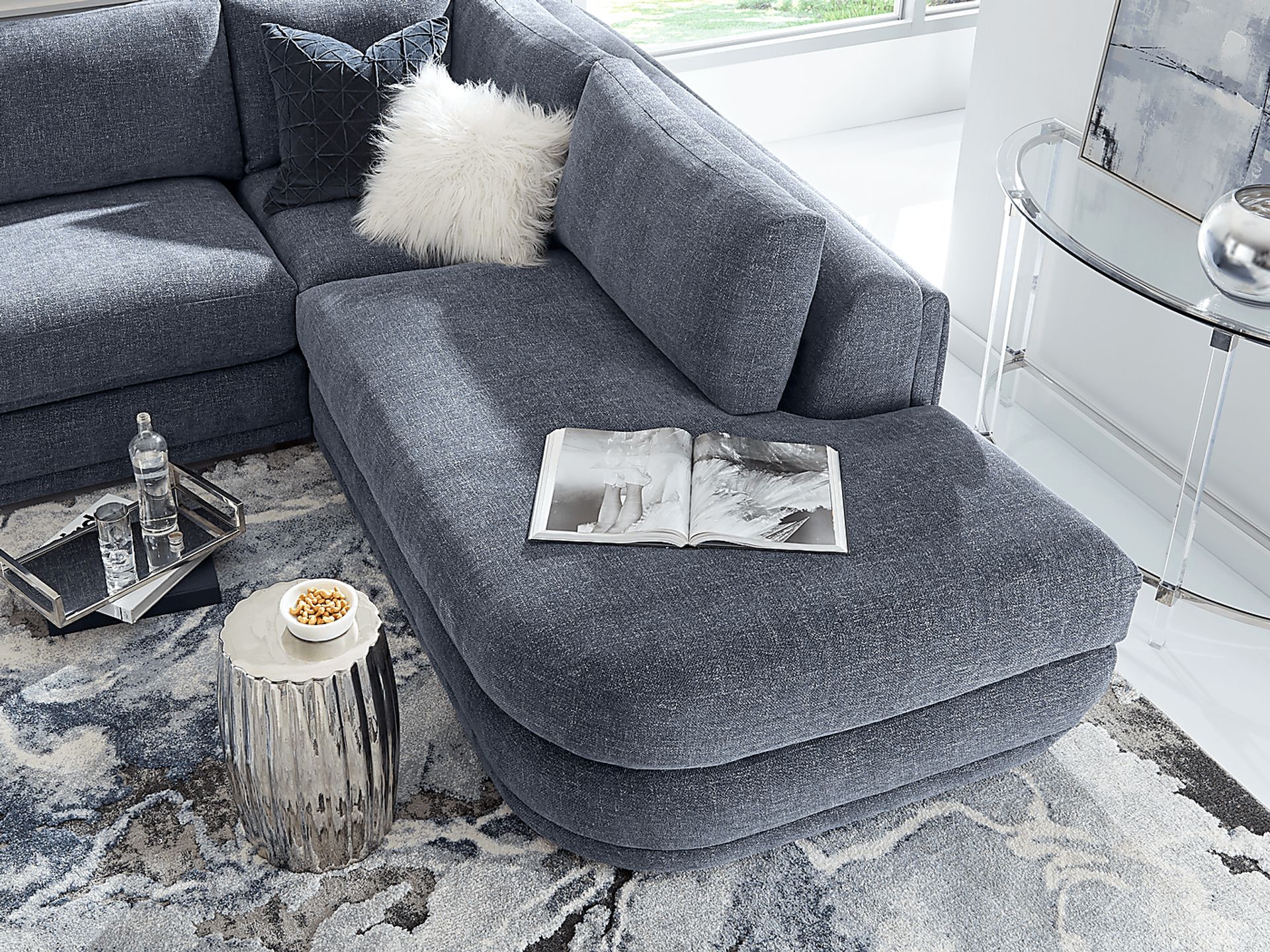 Laguna Hills Indigo 2 Pc Sectional - Image 7