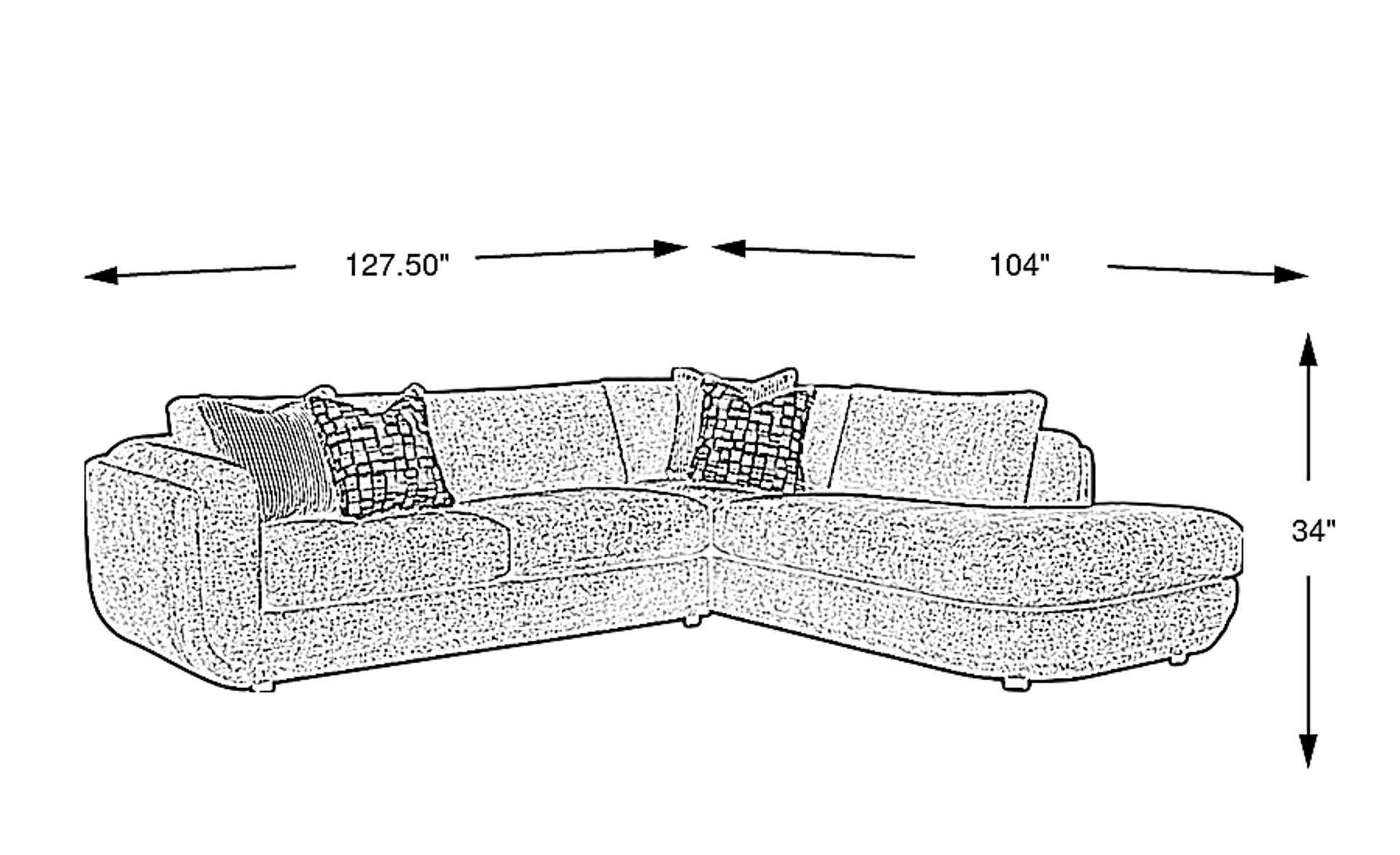 Dimension Image. Please refer to the Dimension Tab on this page for dimension details.