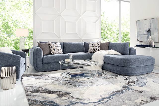 Laguna Hills Indigo 2 Pc Sectional - Thumbnail - Image 2