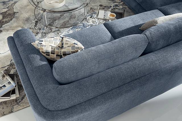 Laguna Hills Indigo 5 Pc Sectional Living Room - Thumbnail - Image 5