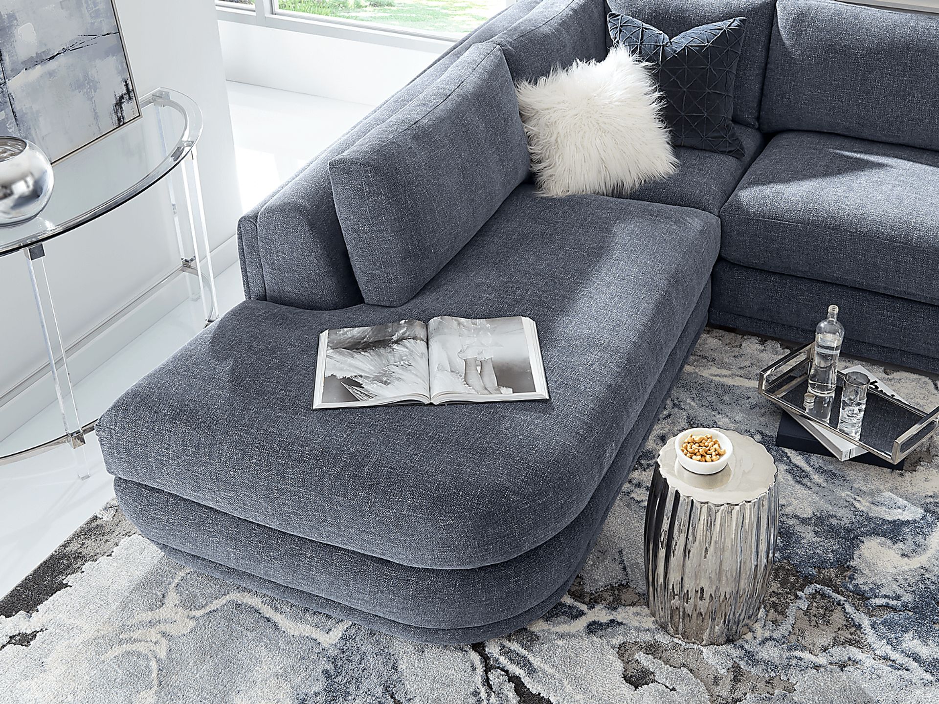 Laguna Hills Indigo 2 Pc Sectional - Image 7