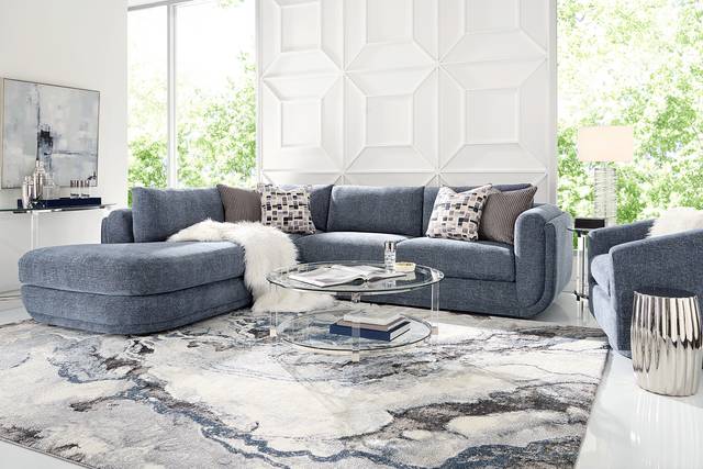 Laguna Hills Indigo 2 Pc Sectional - Thumbnail - Image 2