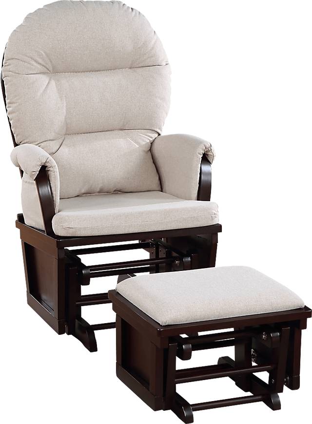 Nursery Lahapre Latte/Espresso Glider Ottoman - Thumbnail - Image 1