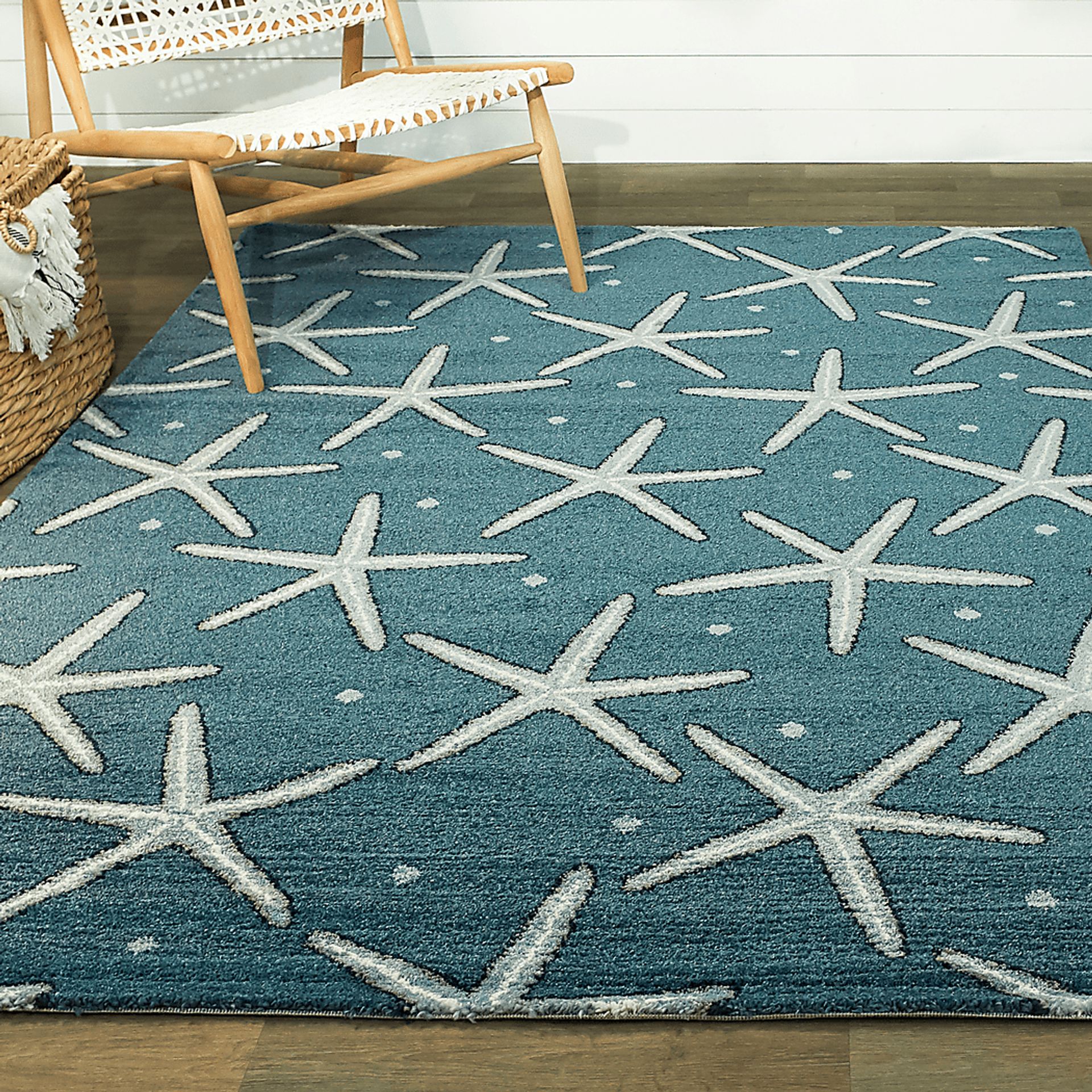 Lahaven Blue 5'3 x 7' Rug - Image 2
