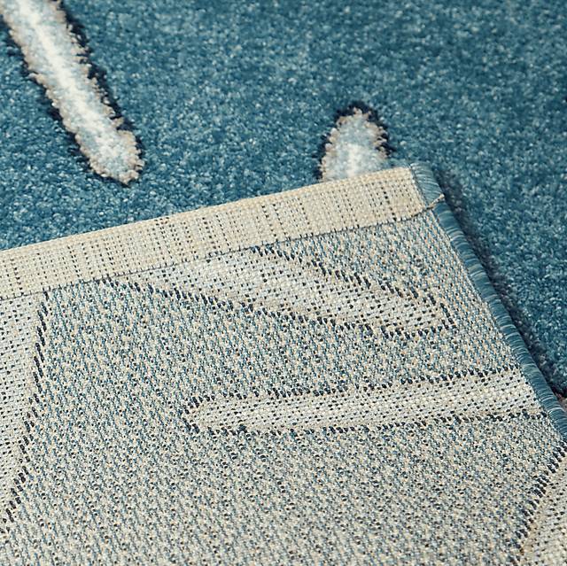Lahaven Blue 5'3 x 7' Rug - Thumbnail - Image 3