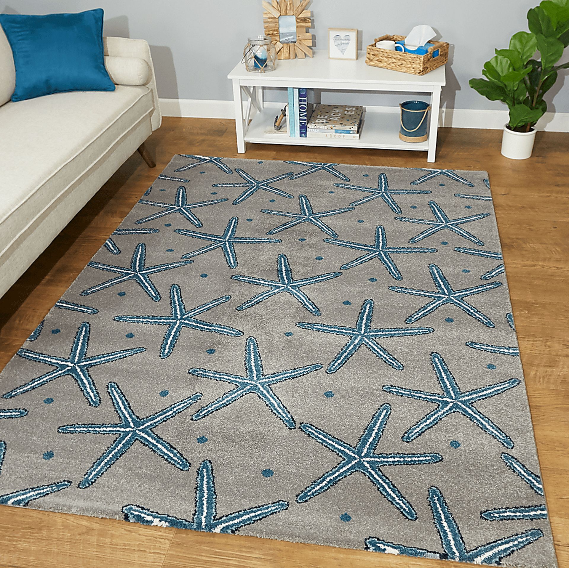 Lahaven Gray 5'3 x 7' Rug - Image 2