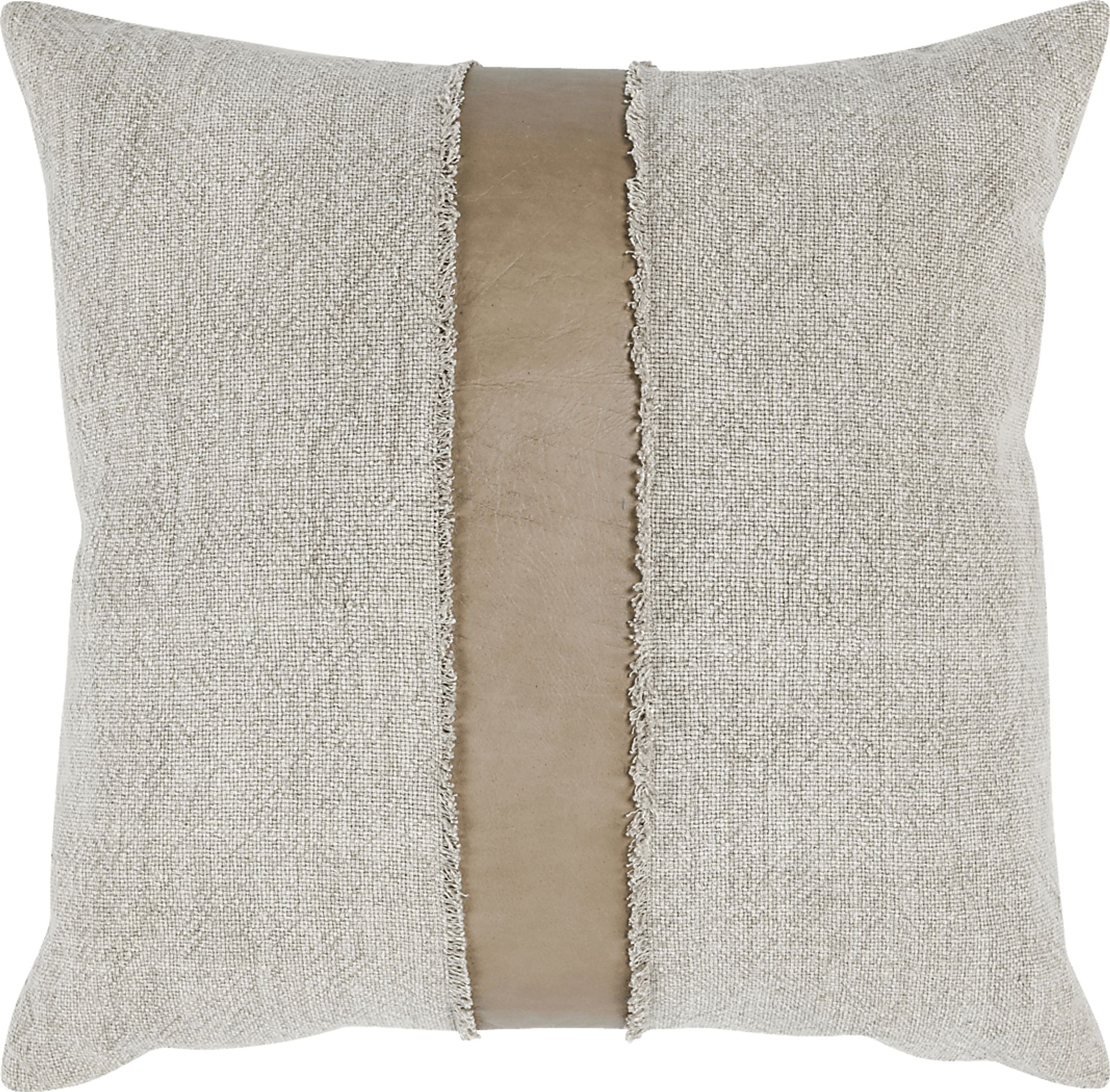 Laiene Beige Accent Pillow - Image 1
