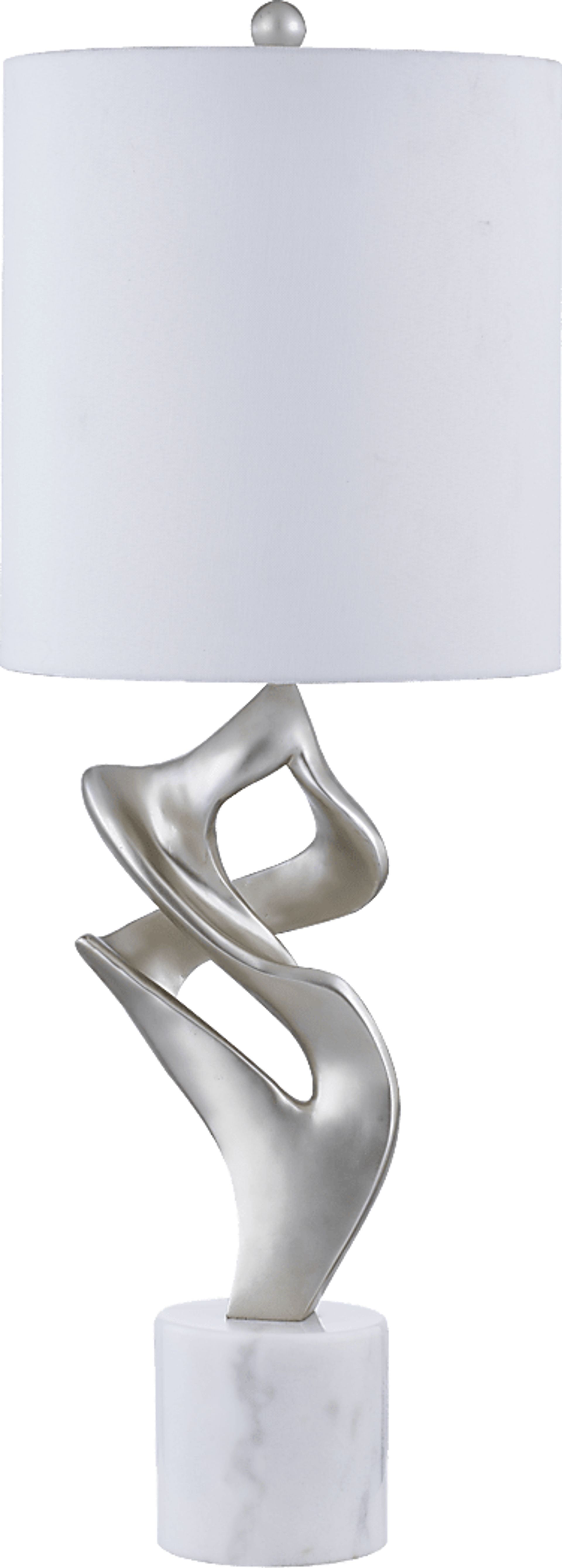 Laight Hollow Silver Table Lamp - Image 1
