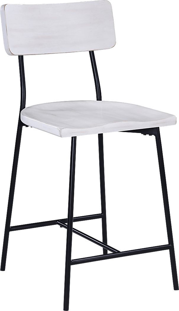 Laihia White Counter Stool