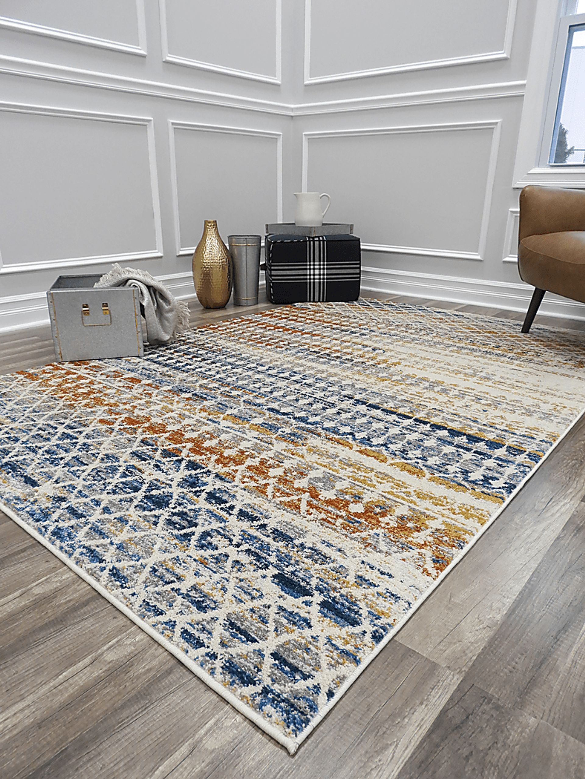 CosmoLiving By Cosmopolitan Laiklyn Ivory 8' x 10' Rug - Image 5