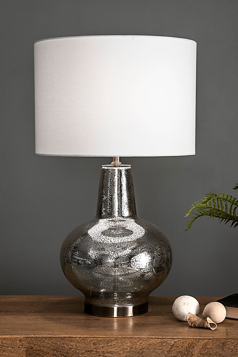 Lailwood Silver Lamp - Rooms To Go