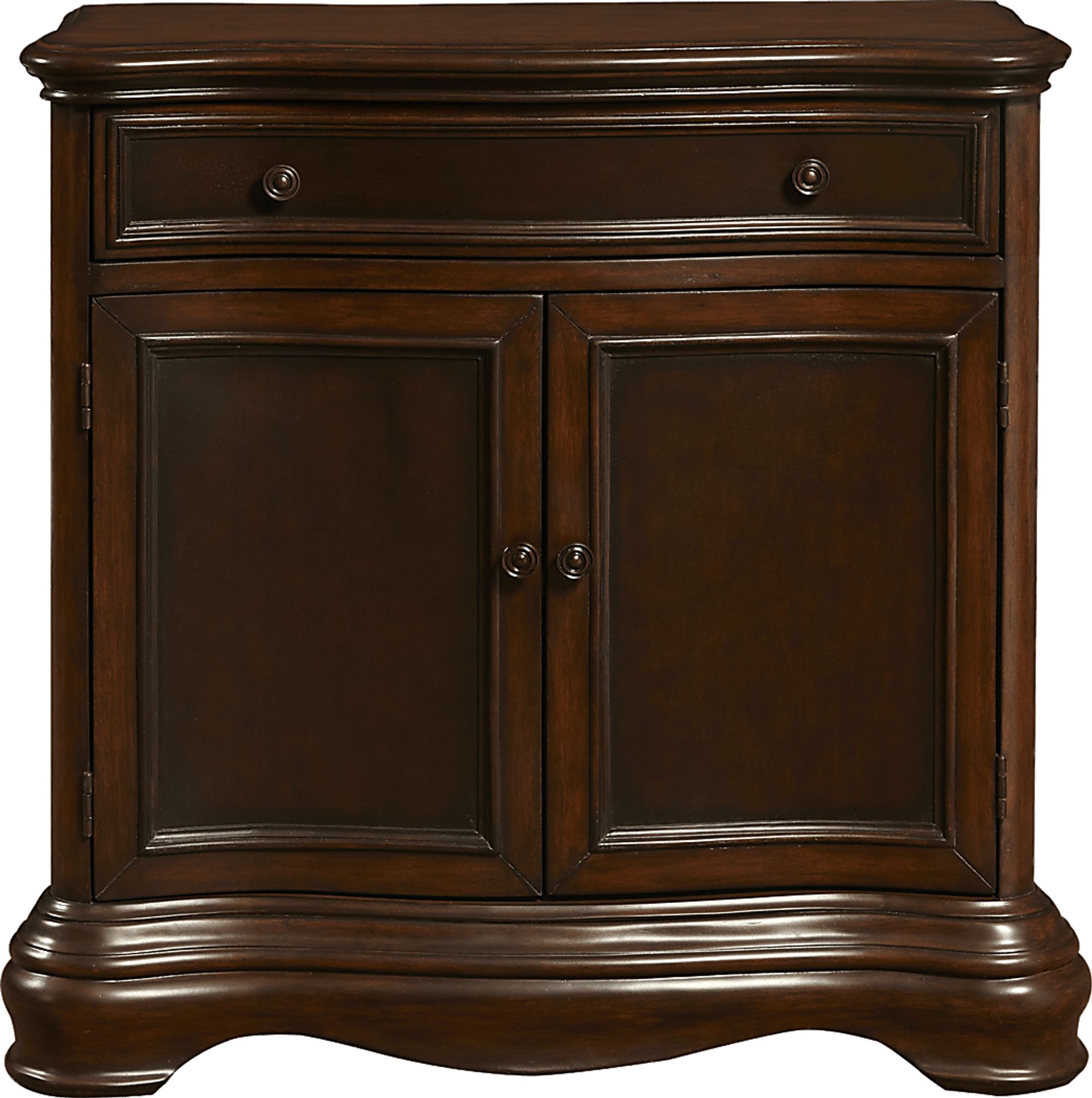 Laine Brown Accent Cabinet - Image 1
