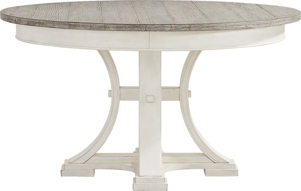 Lainey Cottage White Round Dining Table