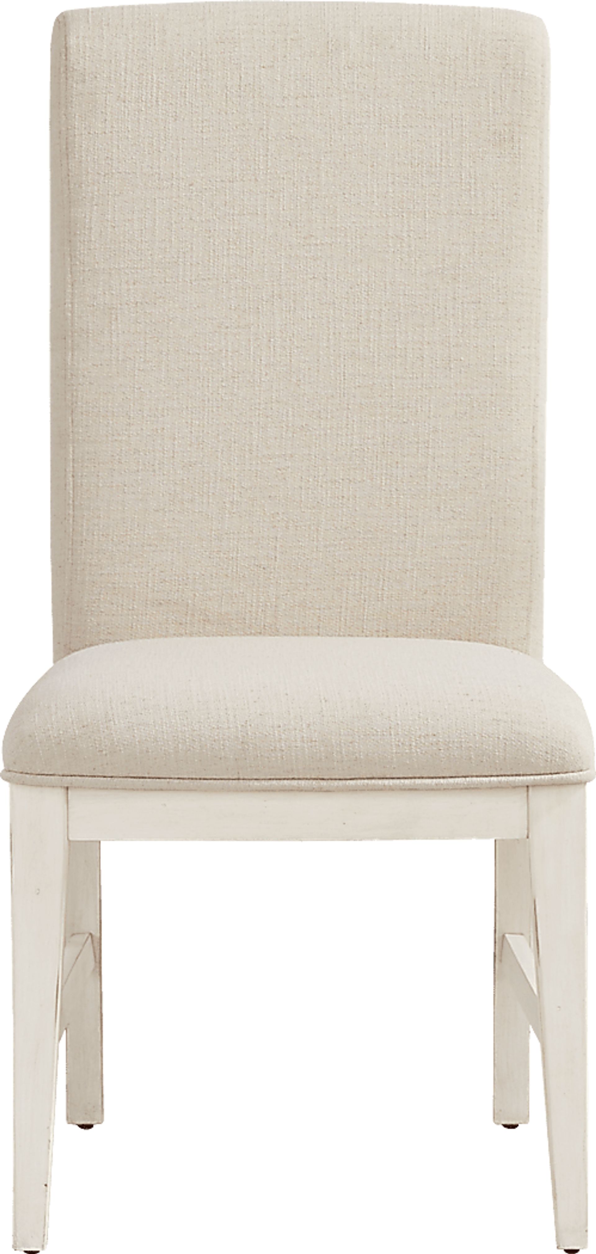 Lainey Cottage White 5 Pc Dining Room with Upholstered Chairs - Image 8