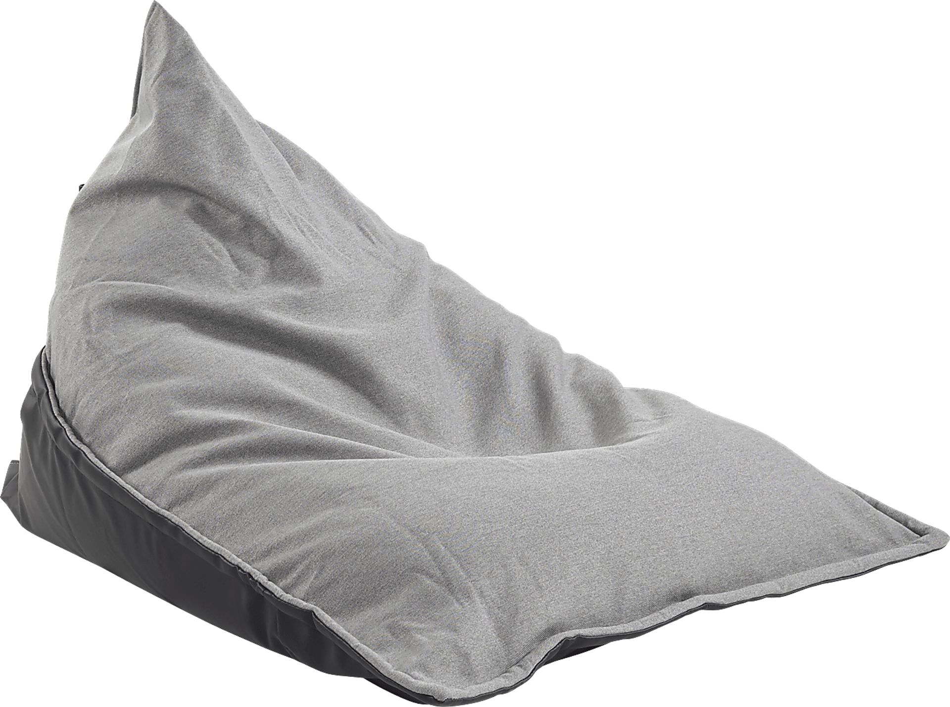 Kids Lainey Graphite Lounger Bean Bag Chair - Image 1