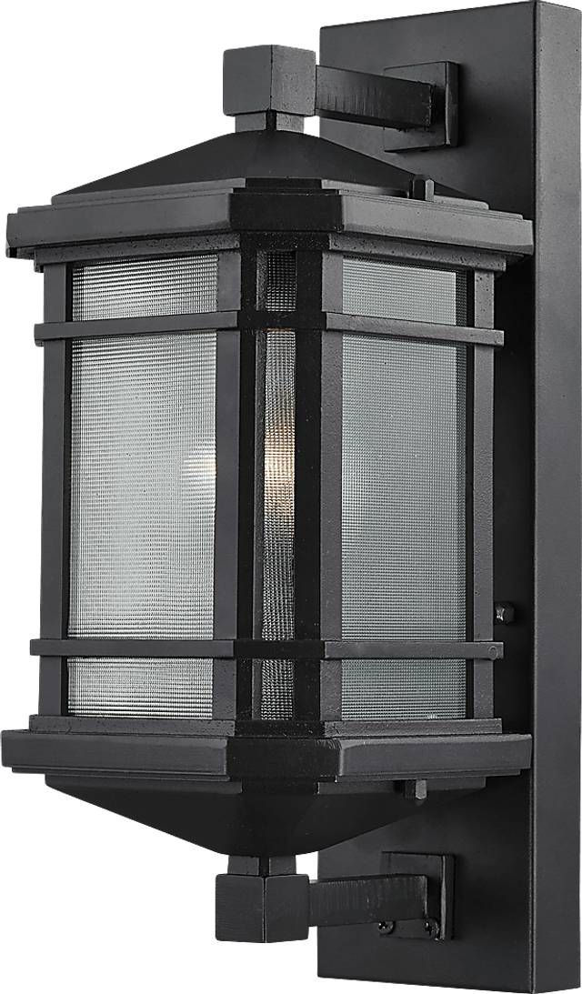 Lainsfaire Black Outdoor Wall Sconce - Thumbnail - Image 1
