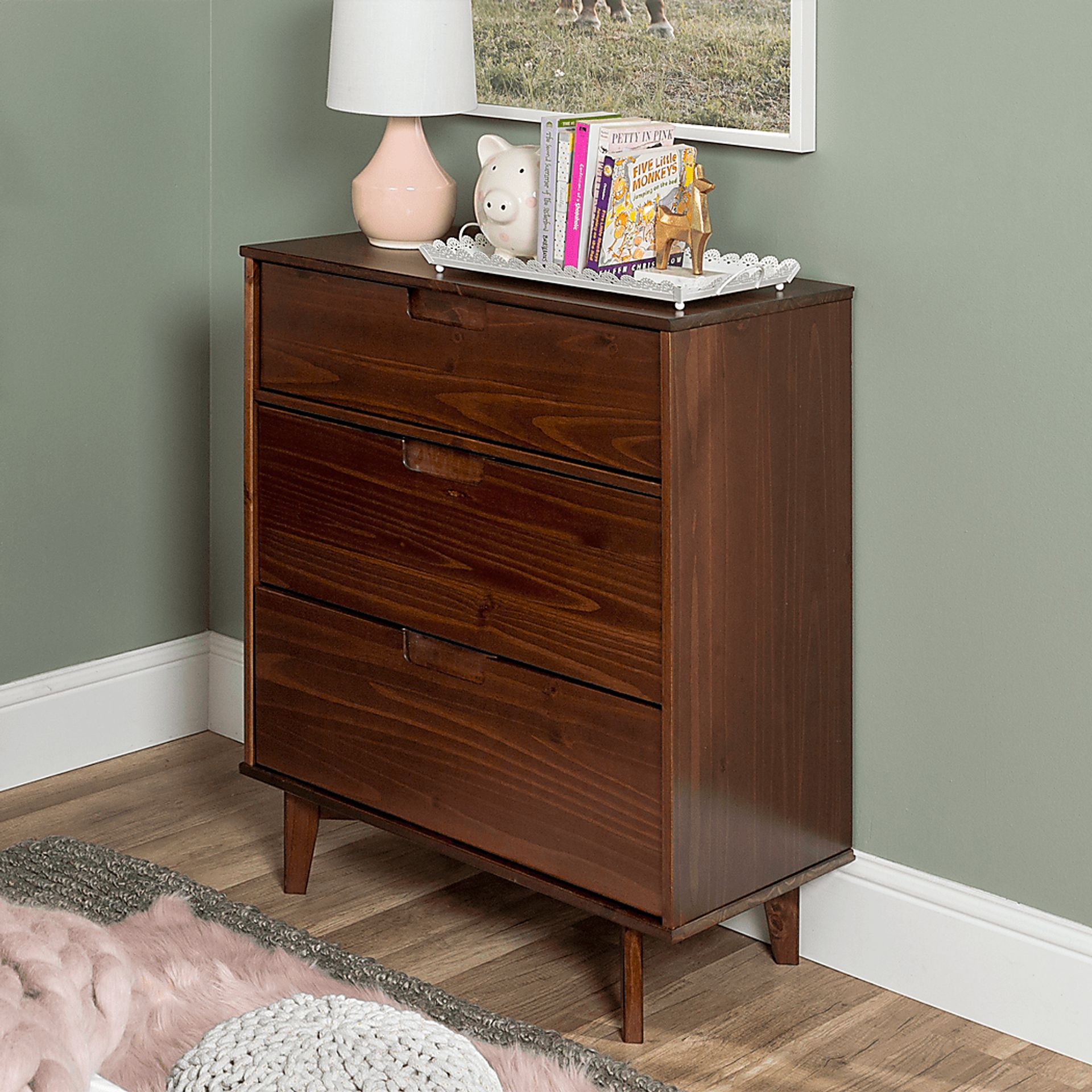 Lainston Walnut Dresser - Image 2