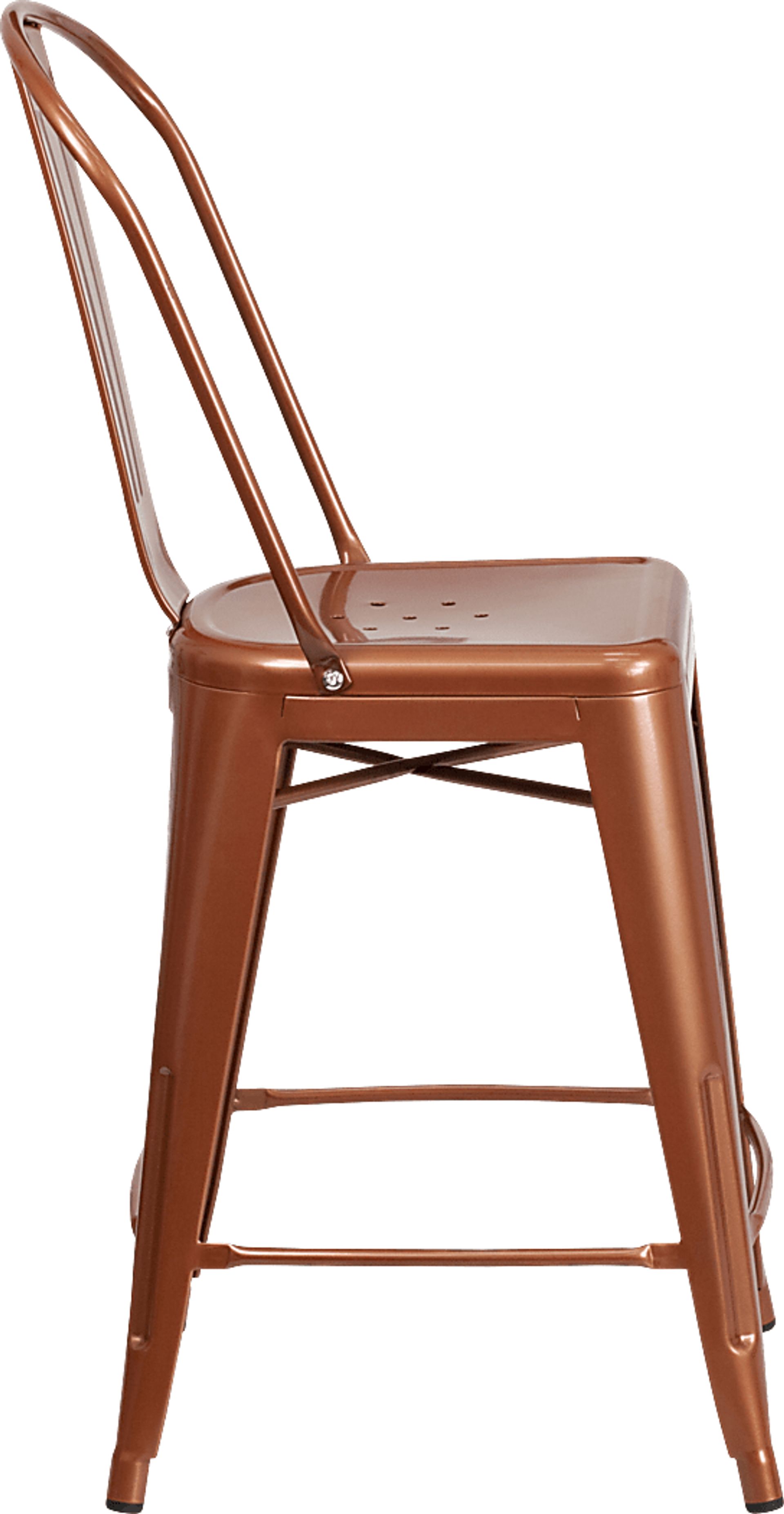 Laird Copper Indoor/Outdoor Counter Height Stool - Image 3