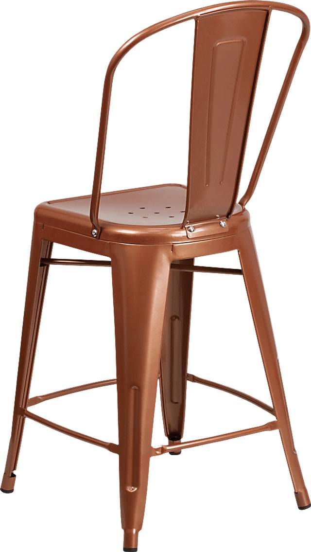 Laird Copper Indoor/Outdoor Counter Height Stool - Thumbnail - Image 4