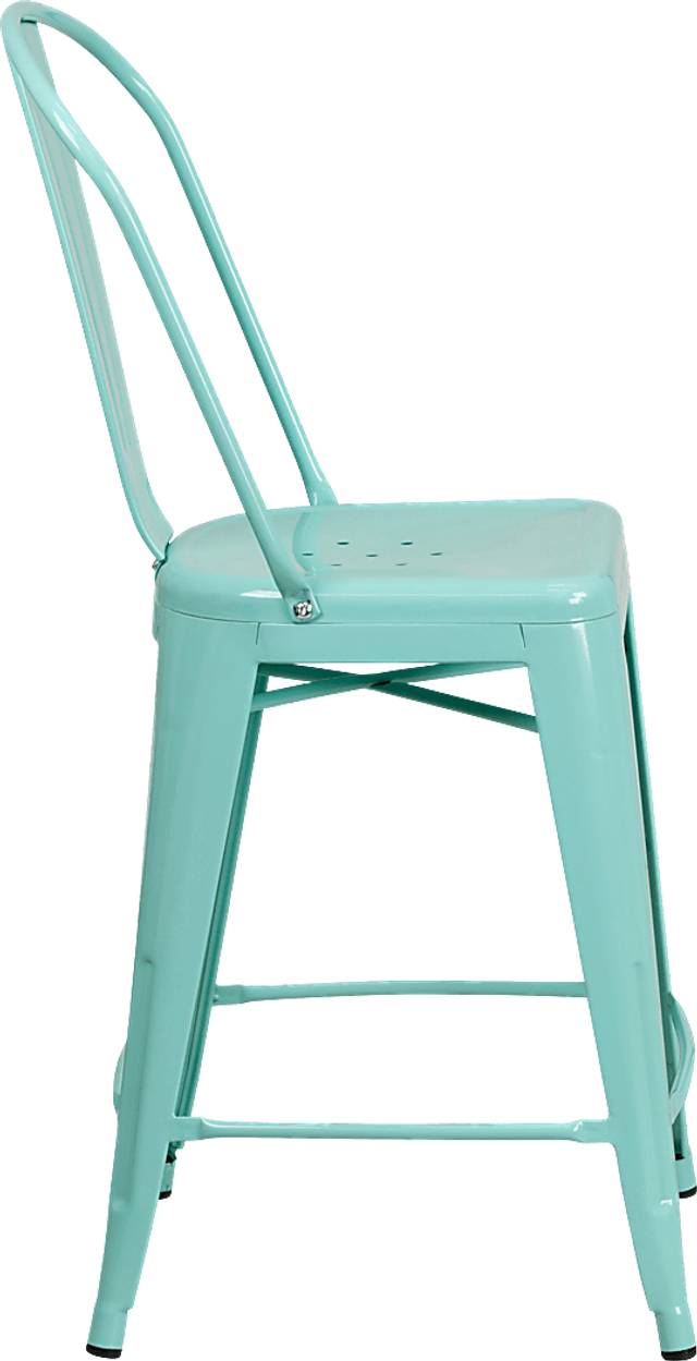 Laird Green Indoor/Outdoor Counter Height Stool - Thumbnail - Image 3
