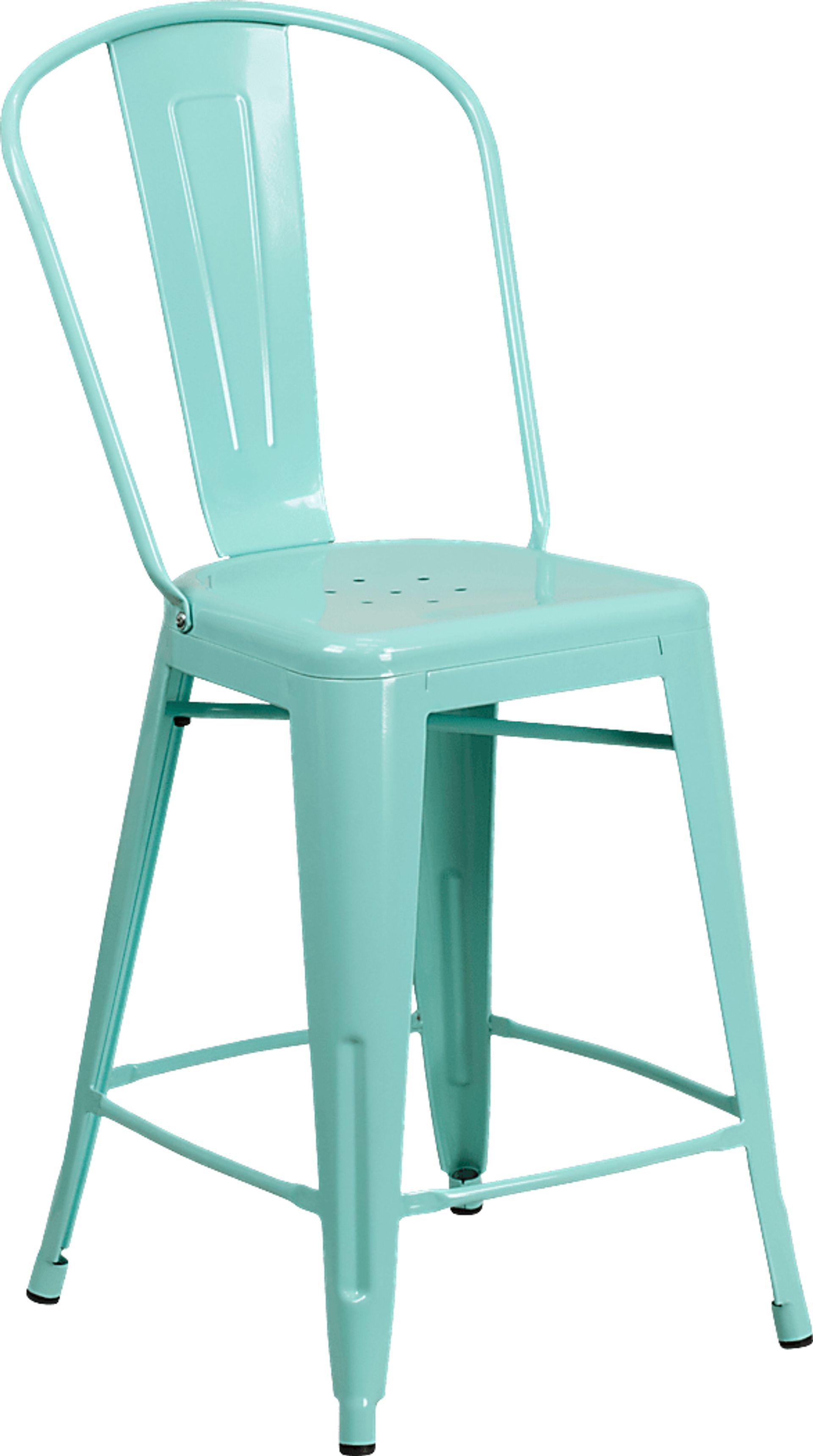 Laird Green Indoor/Outdoor Counter Height Stool - Image 1