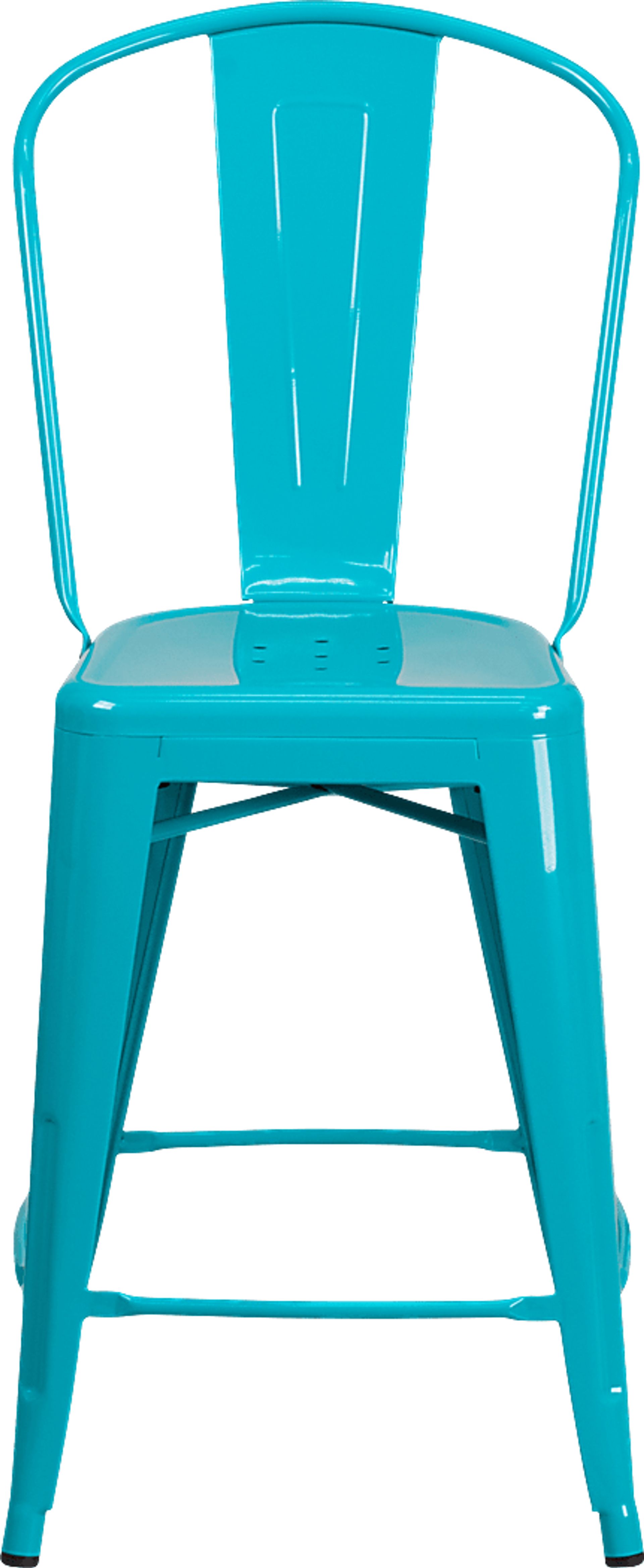 Laird Teal Indoor/Outdoor Counter Height Stool - Image 2
