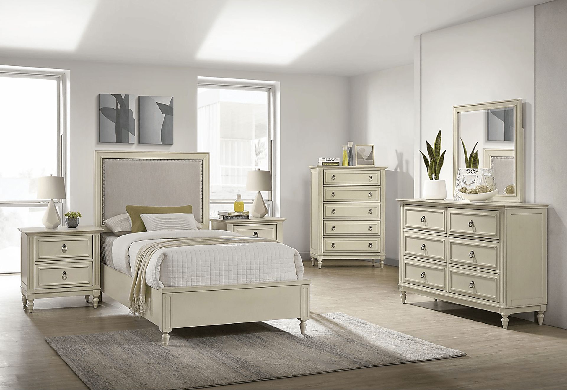Laithbank White Nightstand - Image 2