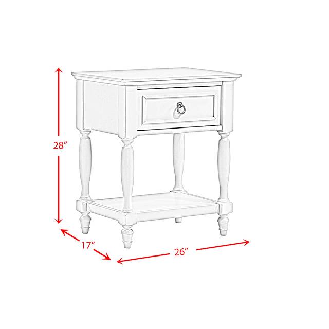 Laithbank White Nightstand - Thumbnail - Image 7