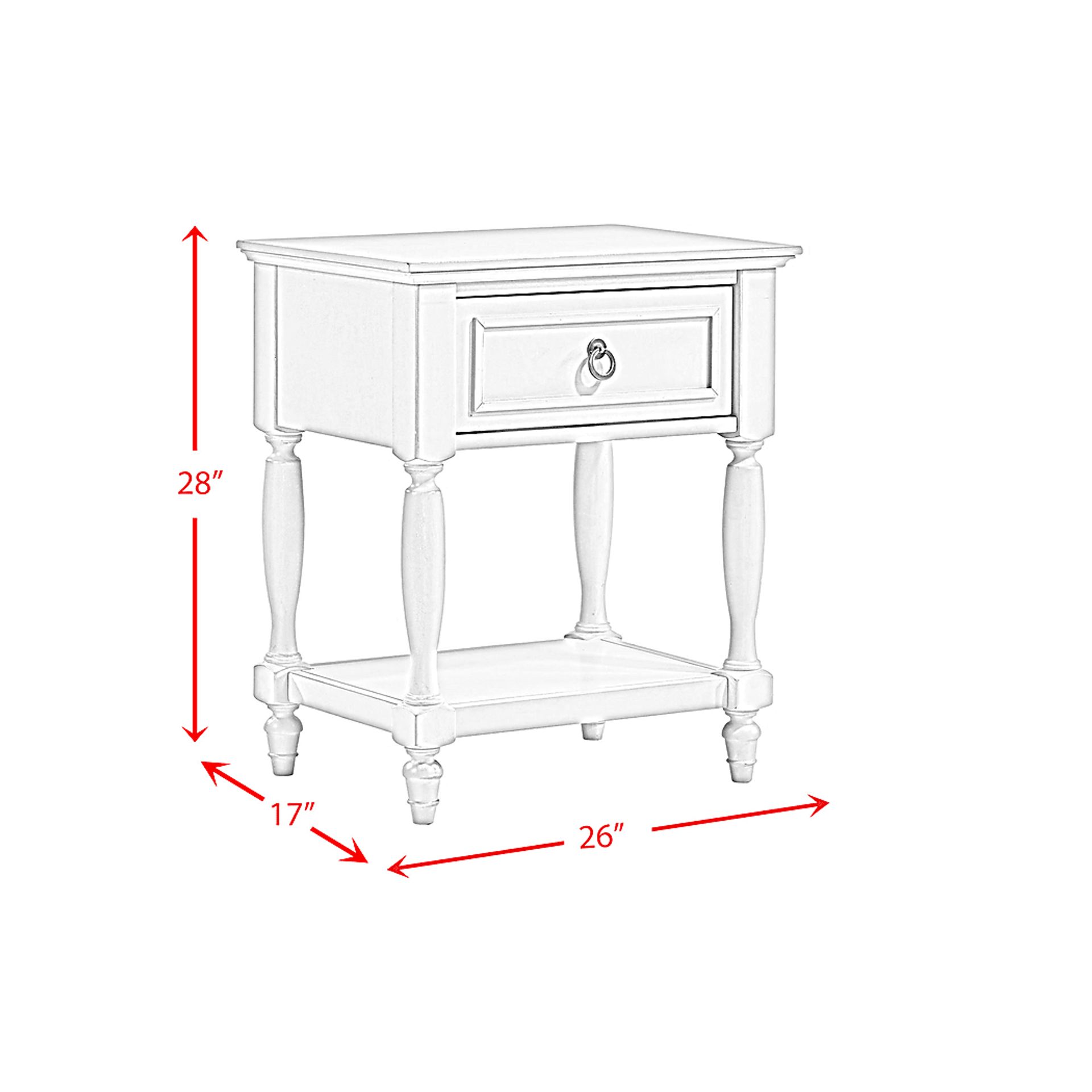 Laithbank White Nightstand - Image 7