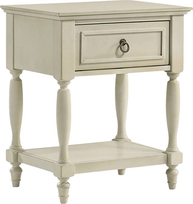 Laithbank White Nightstand - Thumbnail - Image 1