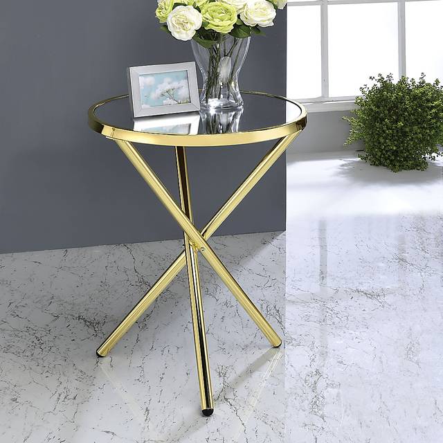 Lajita Gold Accent Table - Thumbnail - Image 2