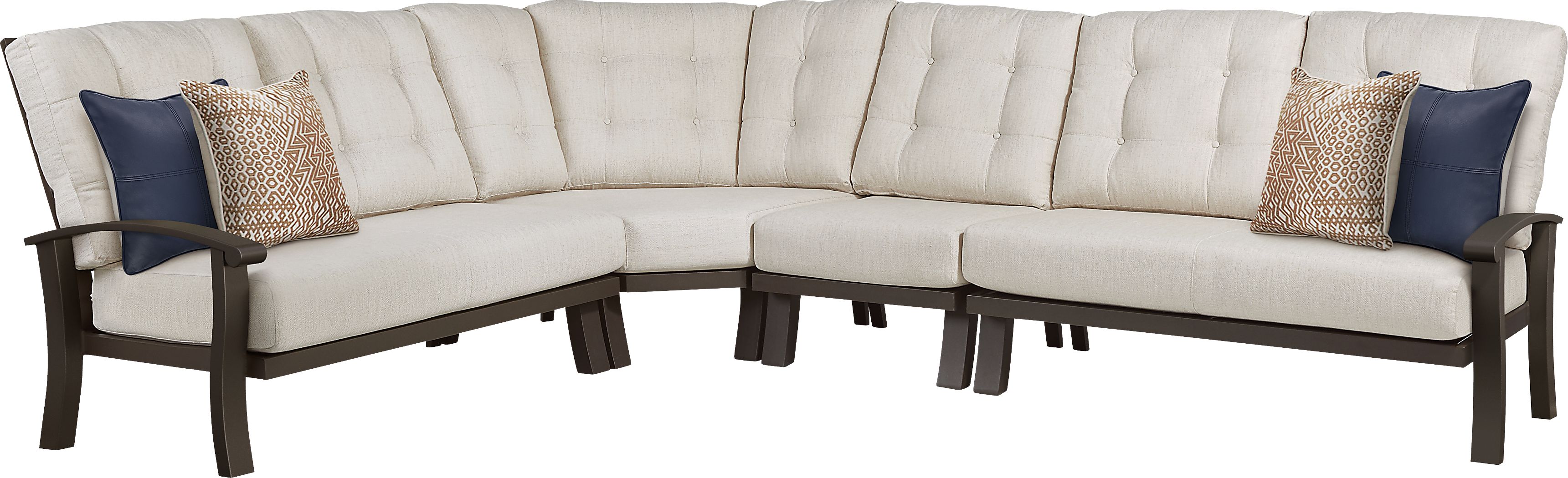 Lake Breeze 4 Pc Outdoor Sectional - Thumbnail 2