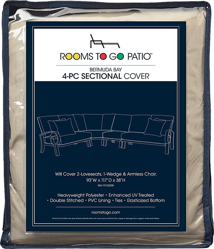 Lake Breeze 4 Pc Patio Sectional Cover