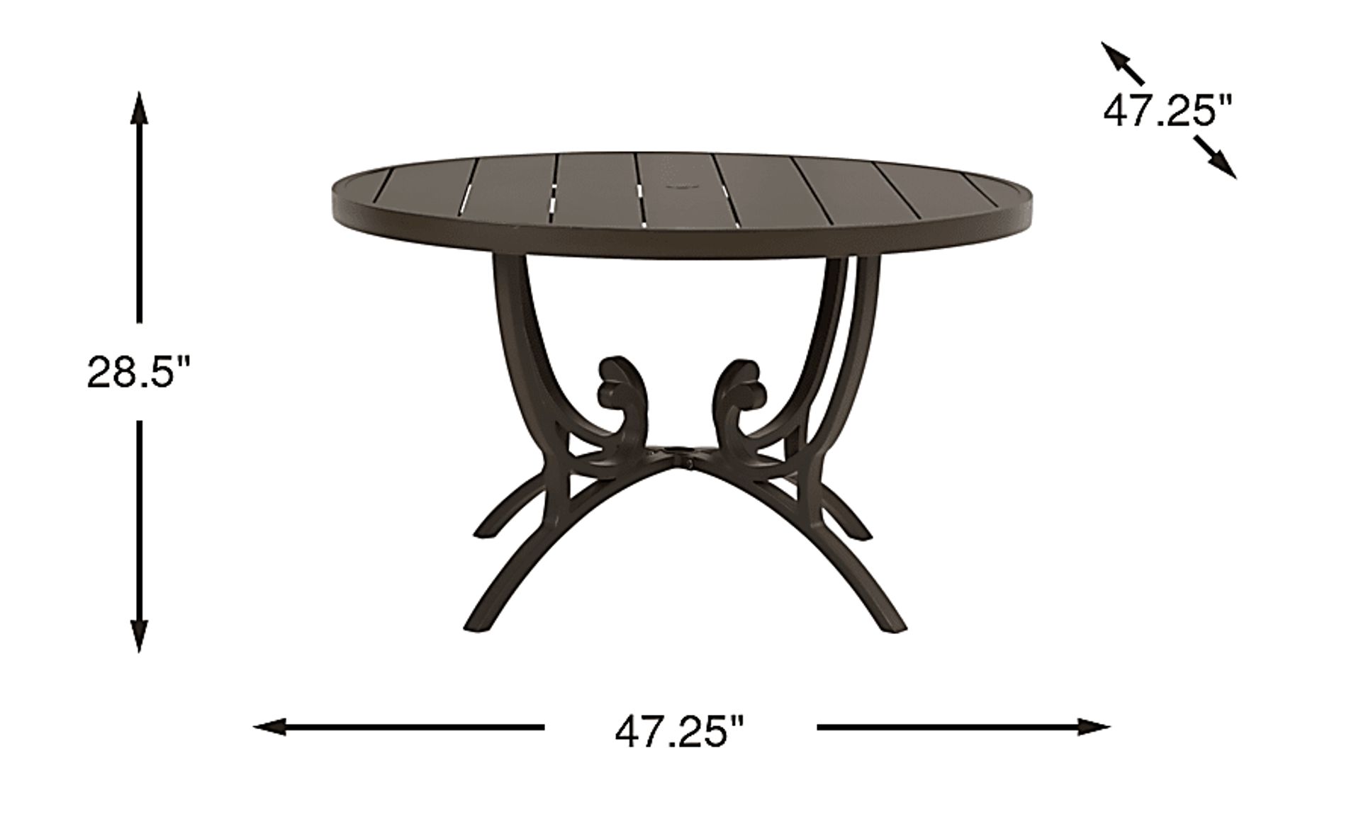 Dimension Image. Please refer to the Dimension Tab on this page for dimension details.