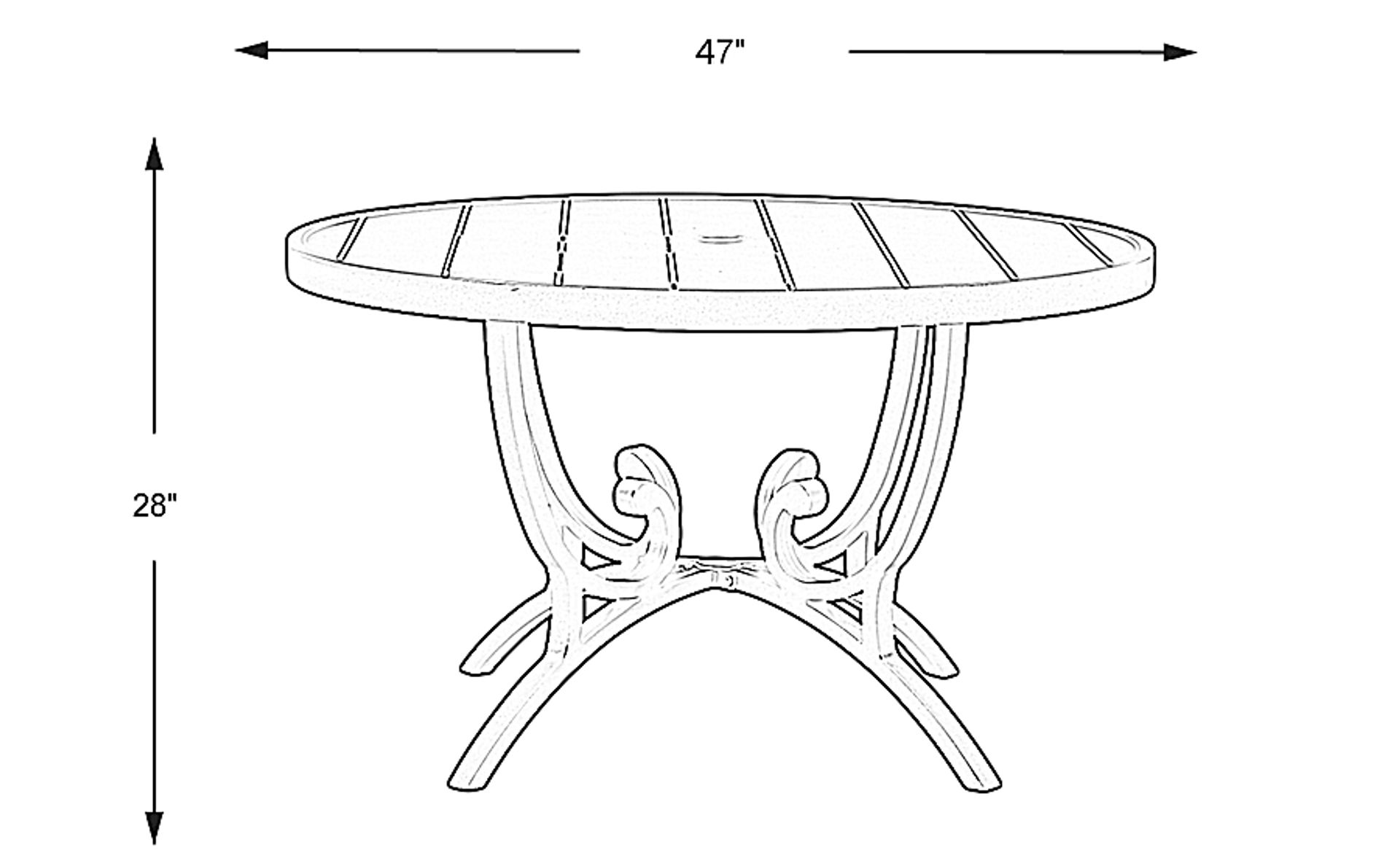 Dimension Image. Please refer to the Dimension Tab on this page for dimension details.