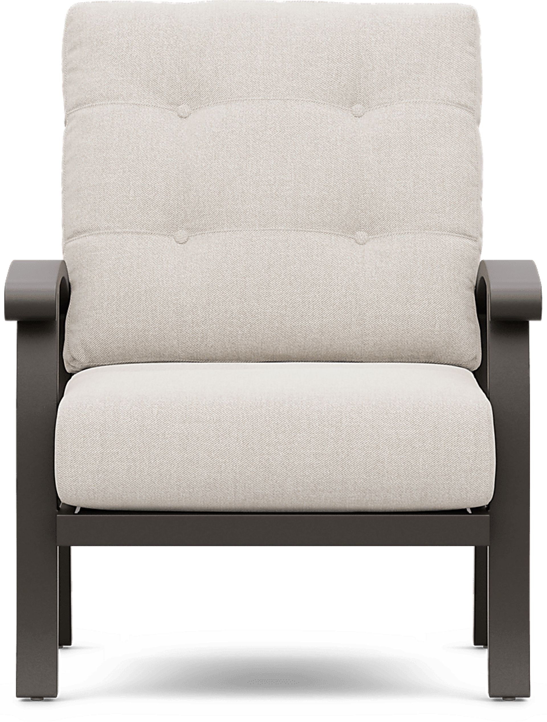 Lake Breeze Aged Bronze Outdoor Club Chair with Desert Cushions - Image 2