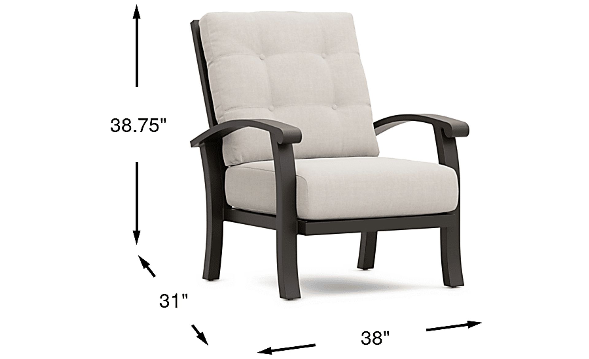 Dimension Image. Please refer to the Dimension Tab on this page for dimension details.