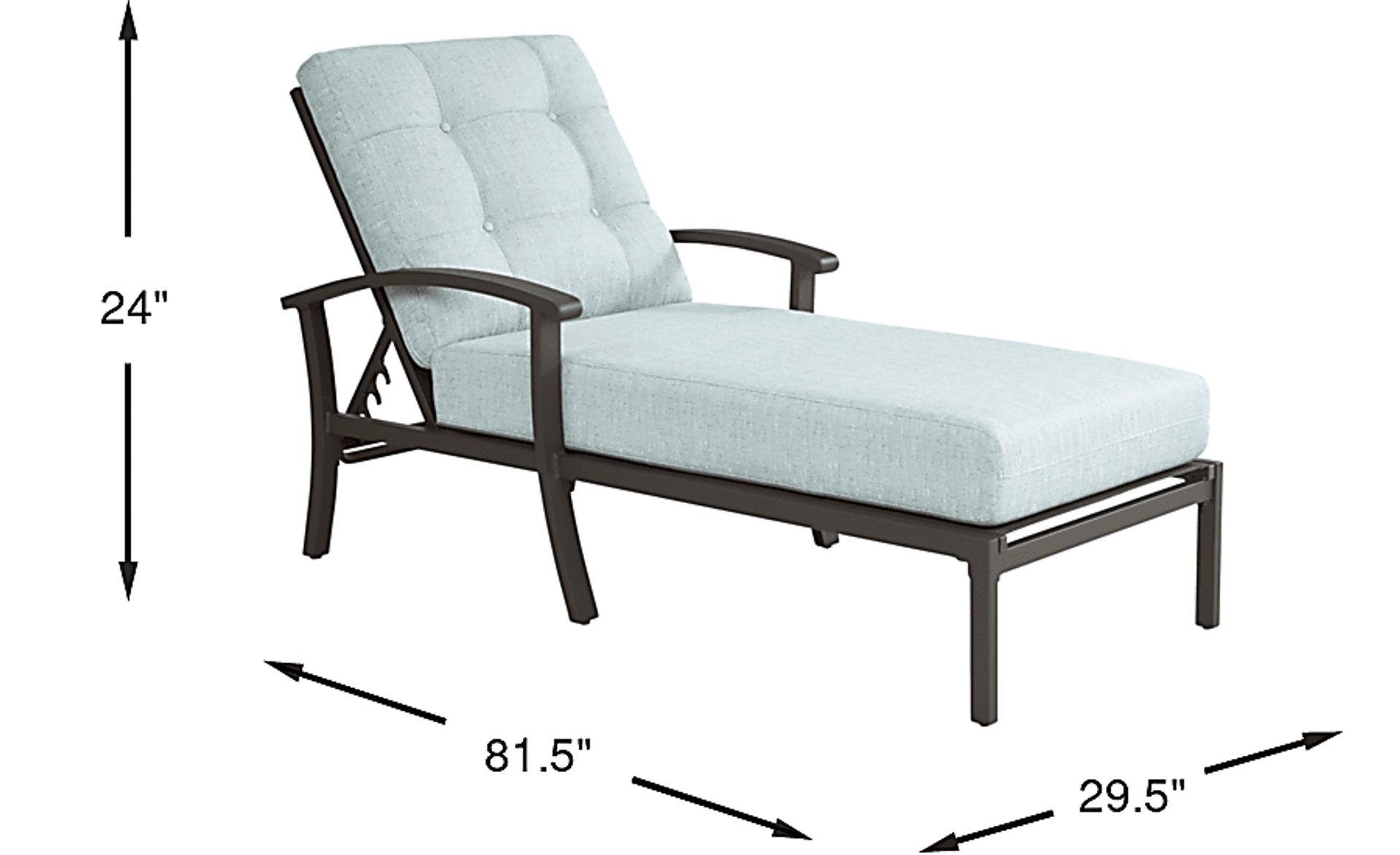 Dimension Image. Please refer to the Dimension Tab on this page for dimension details.