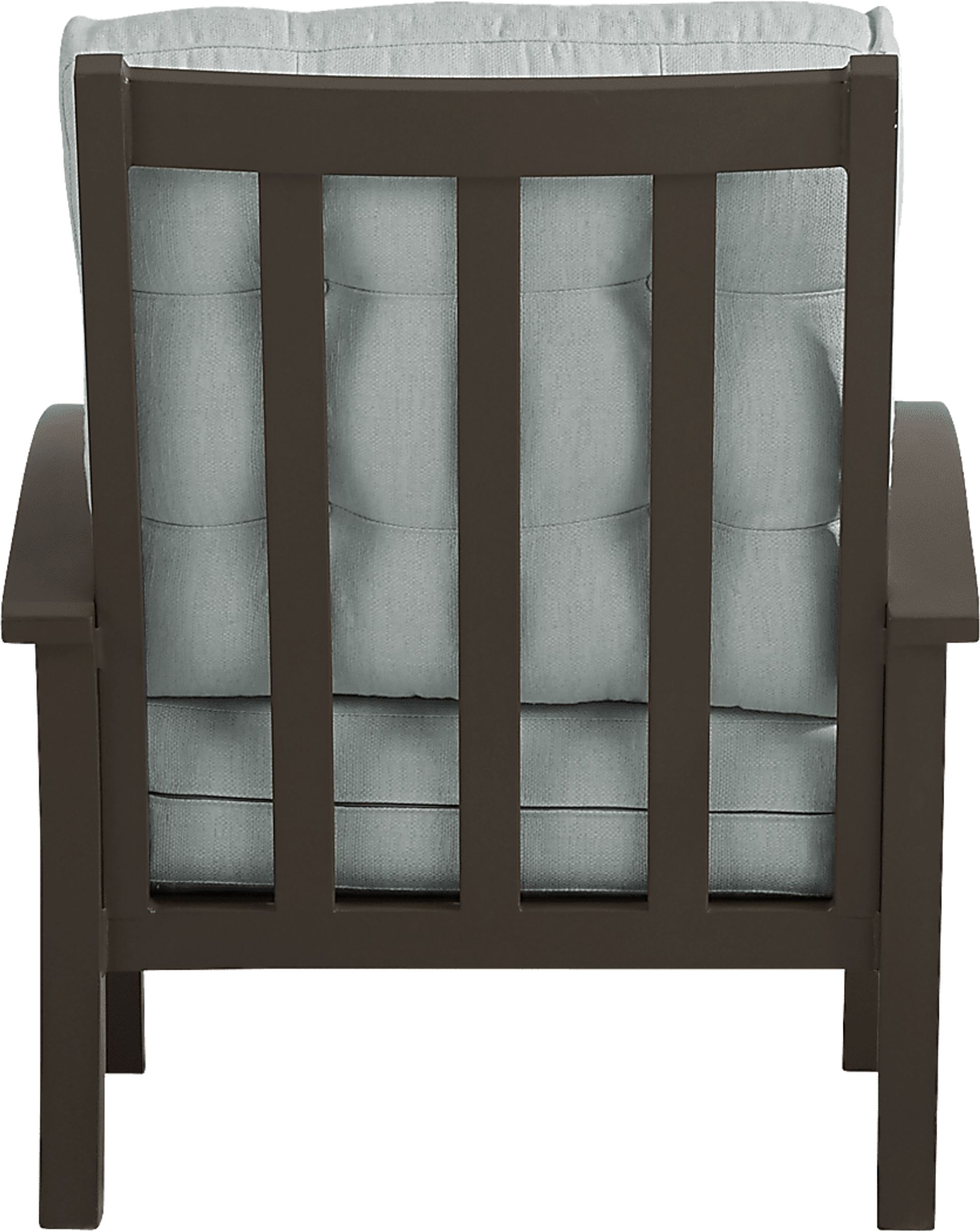 Lake Breeze Aged Bronze 4 Pc Outdoor Seating Set with Mist Cushions - Image 5