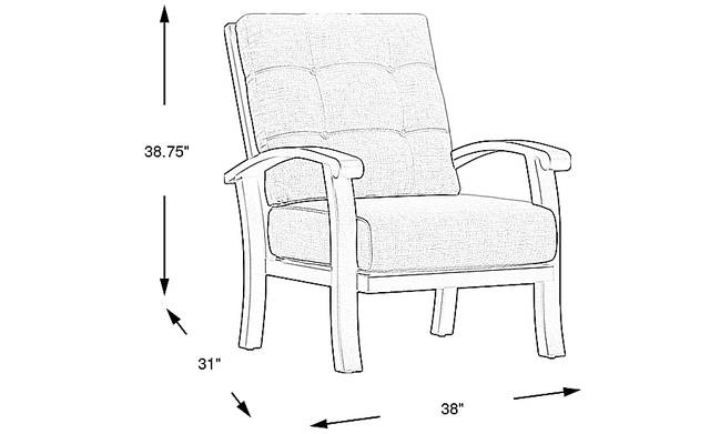 Dimension Image. Please refer to the Dimension Tab on this page for dimension details.
