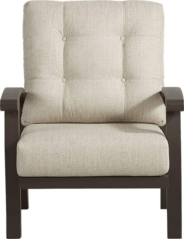 Lake Breeze Aged Bronze Outdoor 4 Pc Seating Set with Wren Cushions - Thumbnail - Image 4