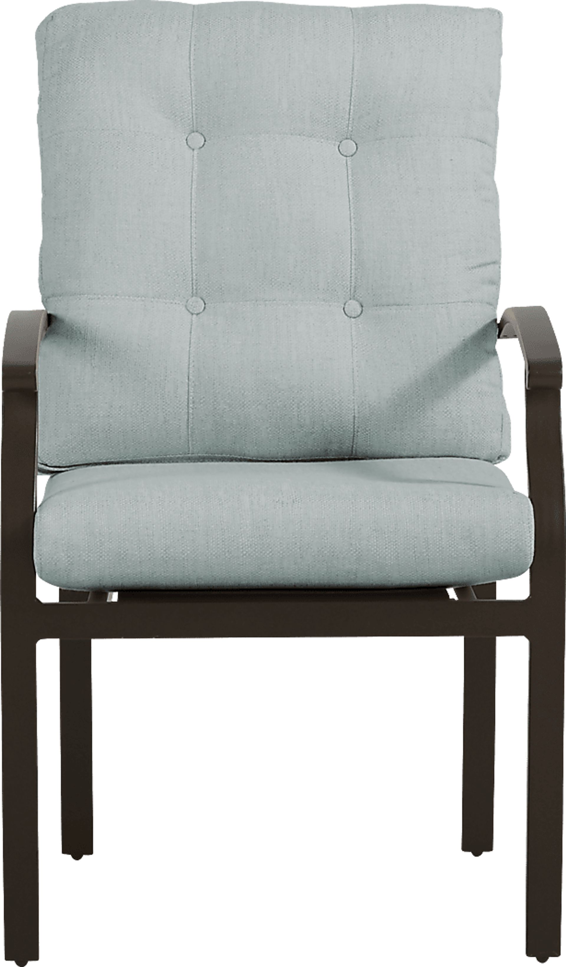 Lake Breeze Aged Bronze 5 Pc Outdoor 78 in. Oval Dining Set with Mist Cushions - Image 4
