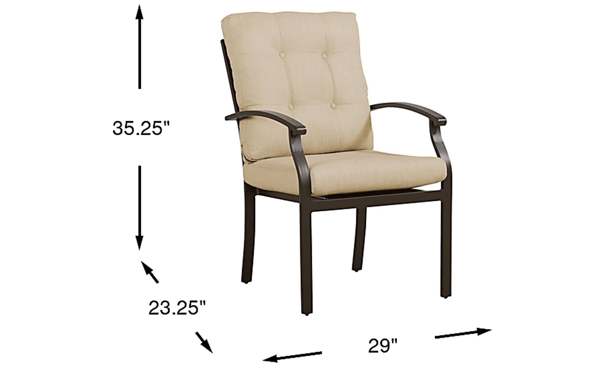 Dimension Image. Please refer to the Dimension Tab on this page for dimension details.