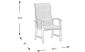 Lake Breeze Aged Bronze Outdoor Sling Dining Chair