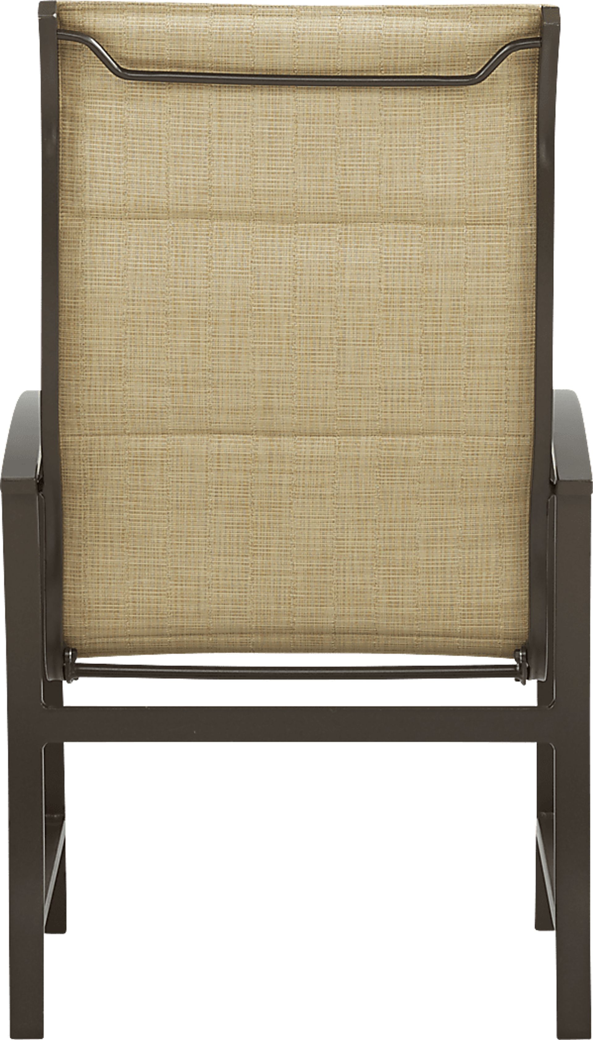 Lake Breeze Aged Bronze Outdoor Sling Dining Chair - Image 3